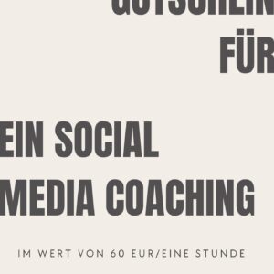 1:1 Instagram Coaching – Personal Branding & Profil-Optimierung