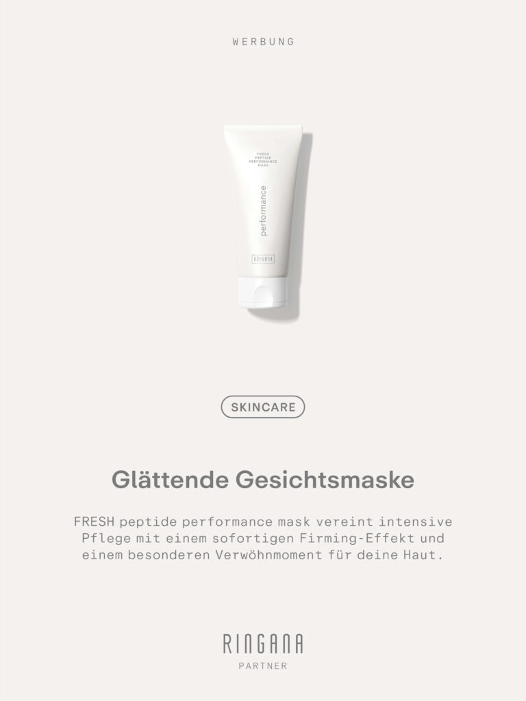 Gesichtsmaske ab 40 mit Peptiden: FRESH peptide performance mask von RINGANA